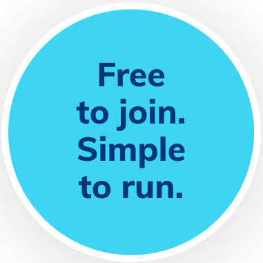 free to join. Simple to run. 